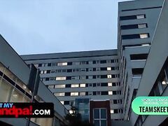 not my grandpa - hot blonde girls with big booty satisfies every dirty desire of her step grandpa